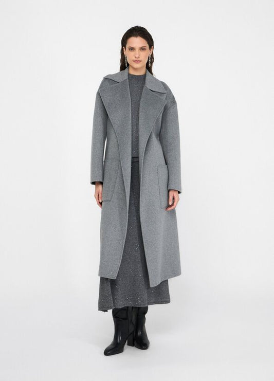 Cappotto a vestaglia grigio LIU JO CF5283