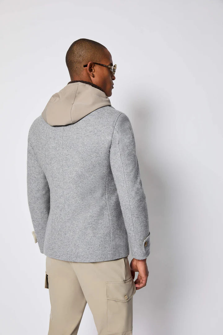 Peacoat con cappuccio LBM1911 55704