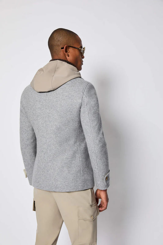 Peacoat con cappuccio LBM1911 55704