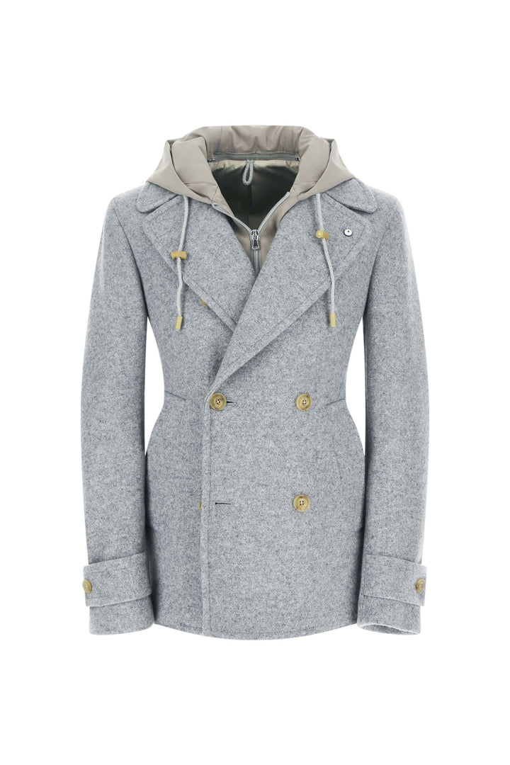 Peacoat con cappuccio LBM1911 55704