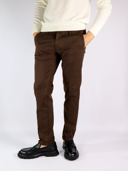 Pantalone chinos in tencel RE HASH 2417