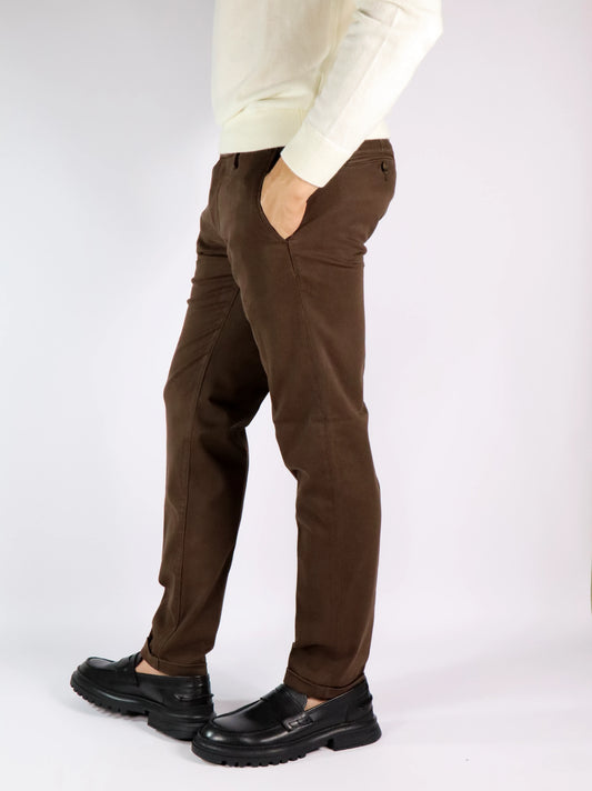 Pantalone chinos in tencel RE HASH 2417