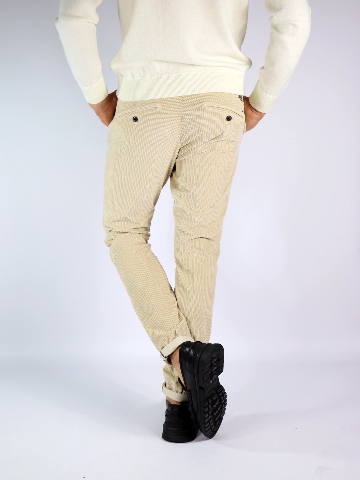 Pantalone velluto beige MASON'S VBE033
