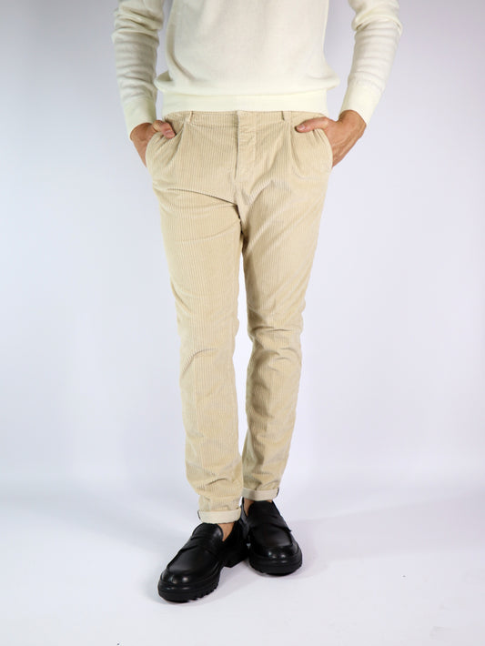 Pantalone velluto beige MASON'S VBE033