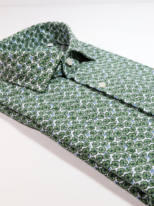 Camicia a fantasia verde next GHIRARDELLI FR230