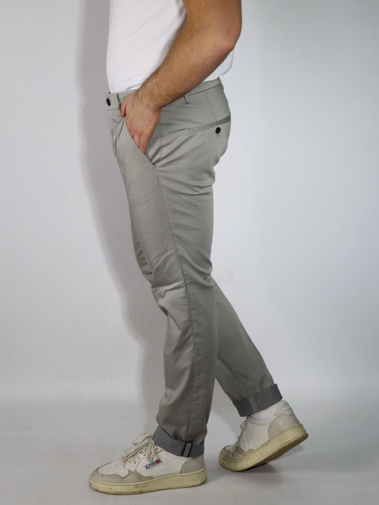 Pantalone chino grigio MASON'S MBE097