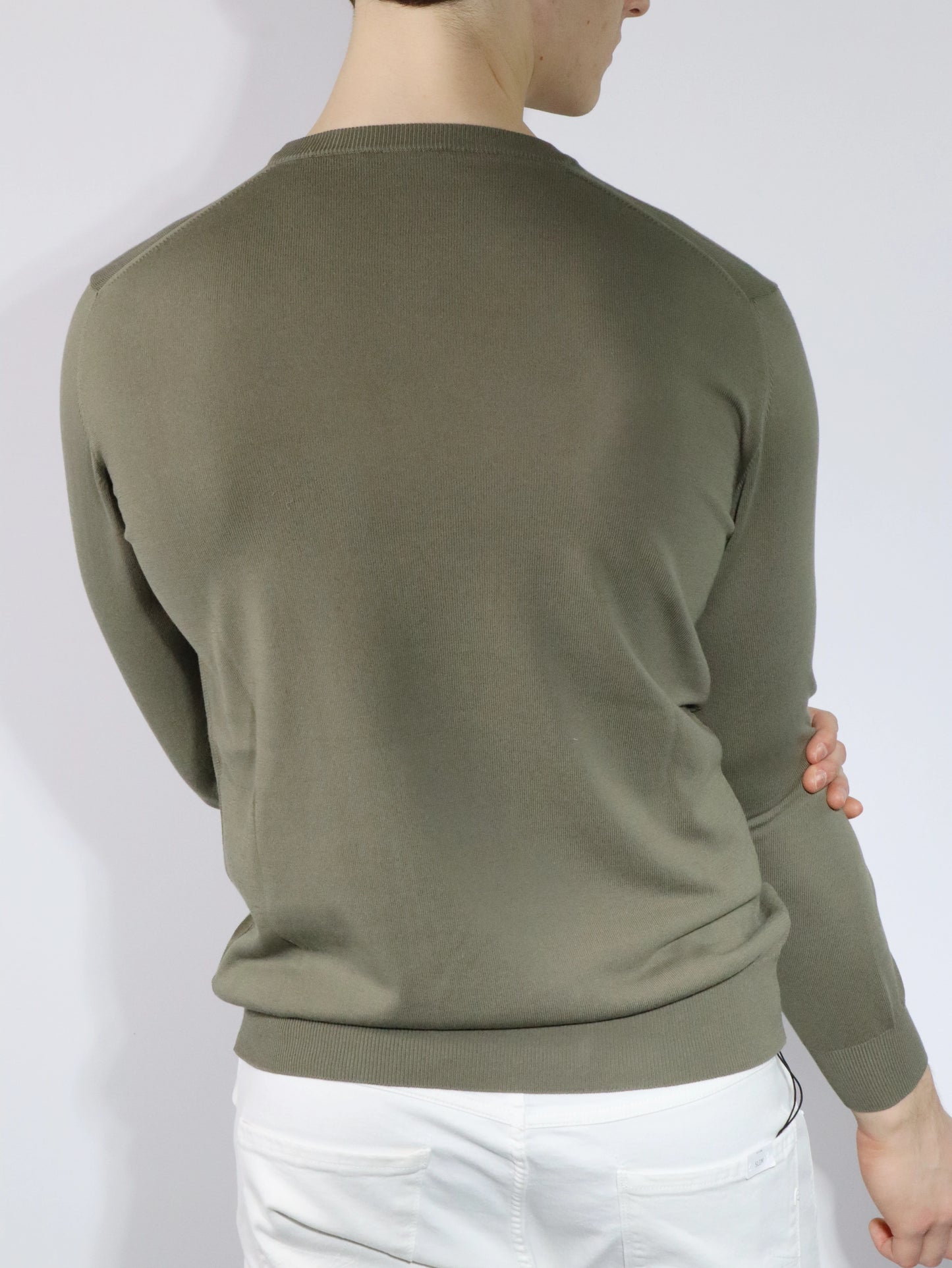 Girocollo in cotone verde KANGRA 801101