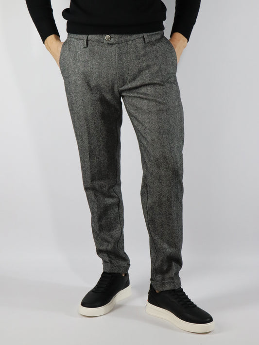Pantalone in lana spinato RE HASH 3W045
