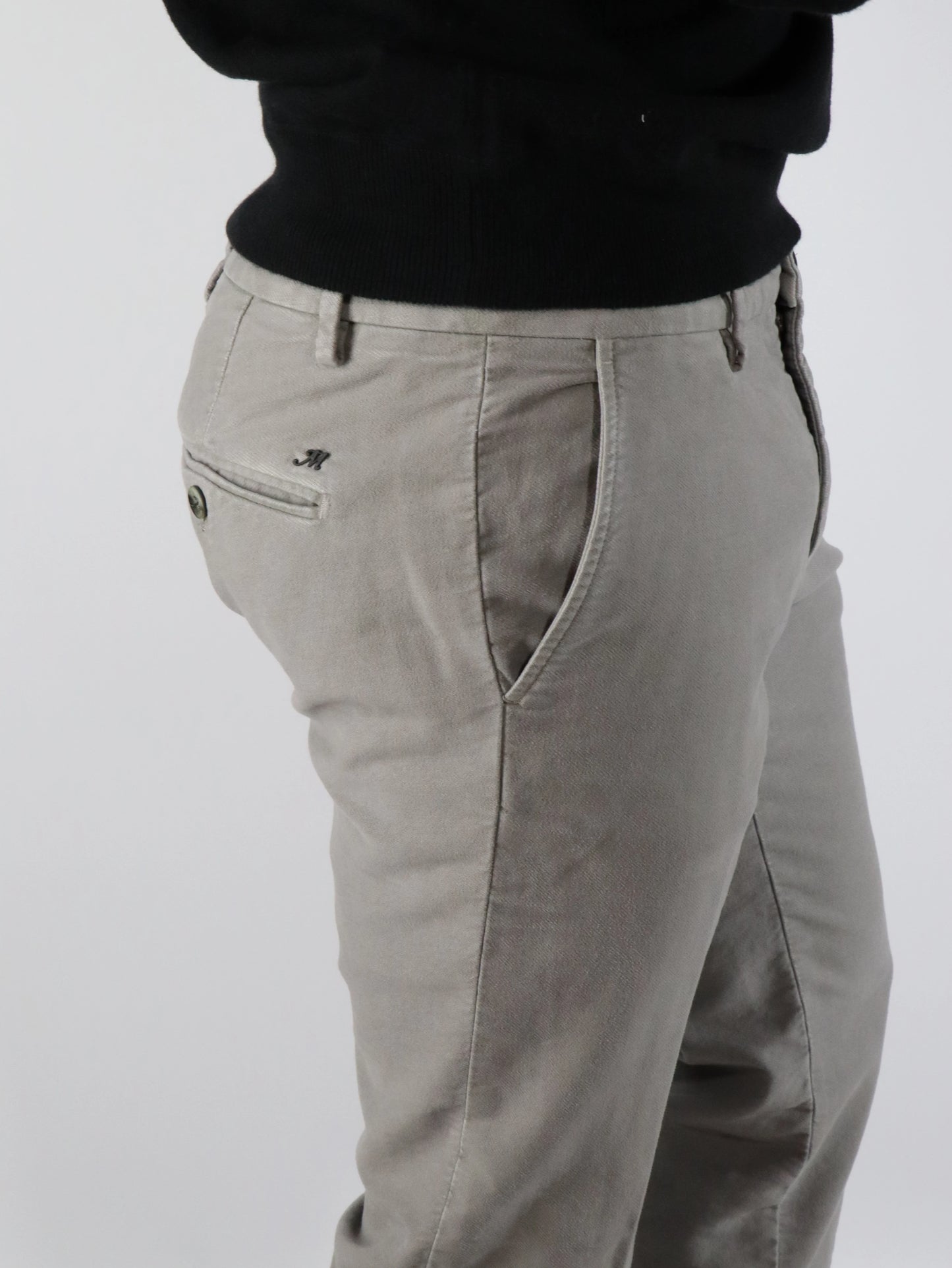 Pantalone chino grigio MASON'S MBE074