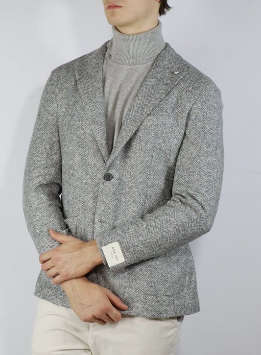 Giacca in jersey grigia LBM1911 45713