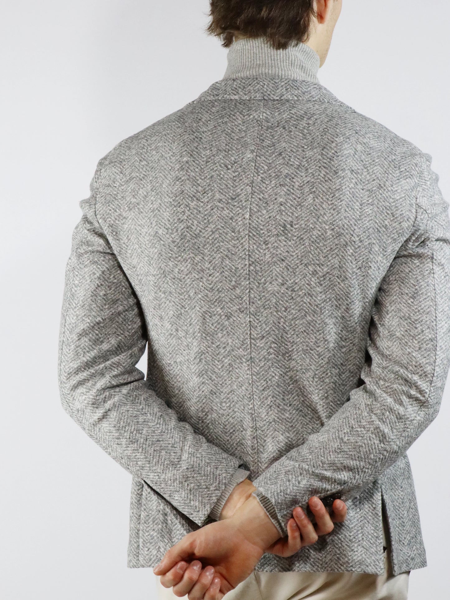 Giacca in jersey grigia LBM1911 45713