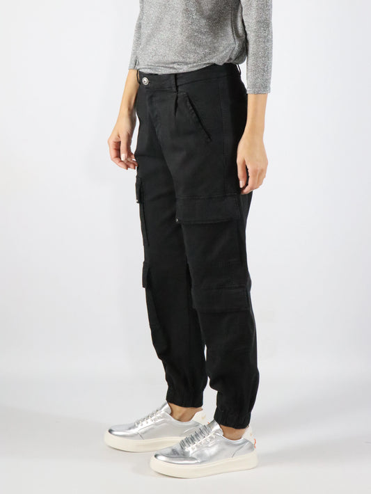 Pantaloni cargo nero MASON'S MBE0143163B