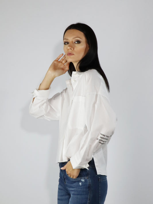 Camicia bianca over NOUMENO CM17