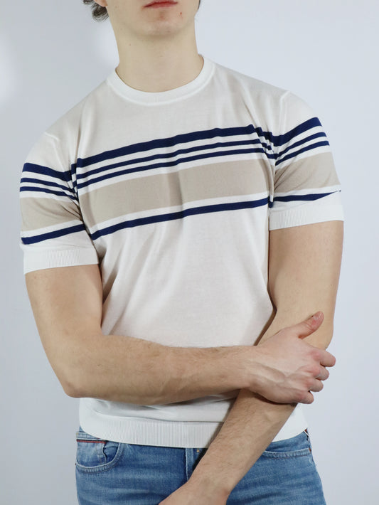 T shirt in filo a righe FERRANTE 29103