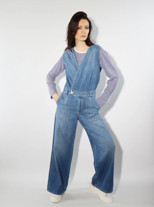 Salopette in denim LATINO' JEANS MIRELLA