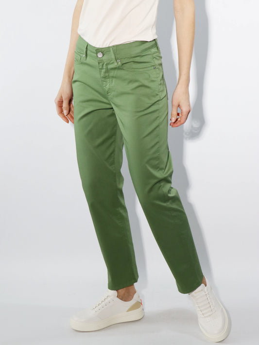 Jeans in popeline verde LATINO' JEANS LUCILLA
