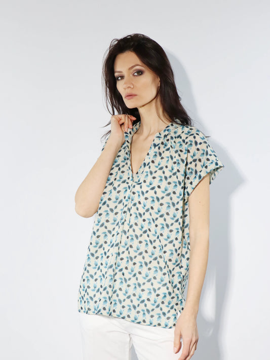 Camicia in mussola a fantasia MASON'S CB20S2