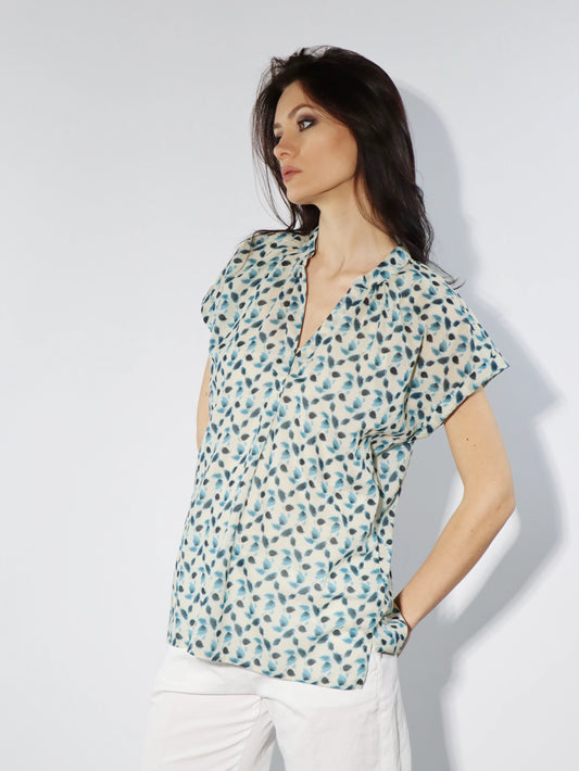 Camicia in mussola a fantasia MASON'S CB20S2