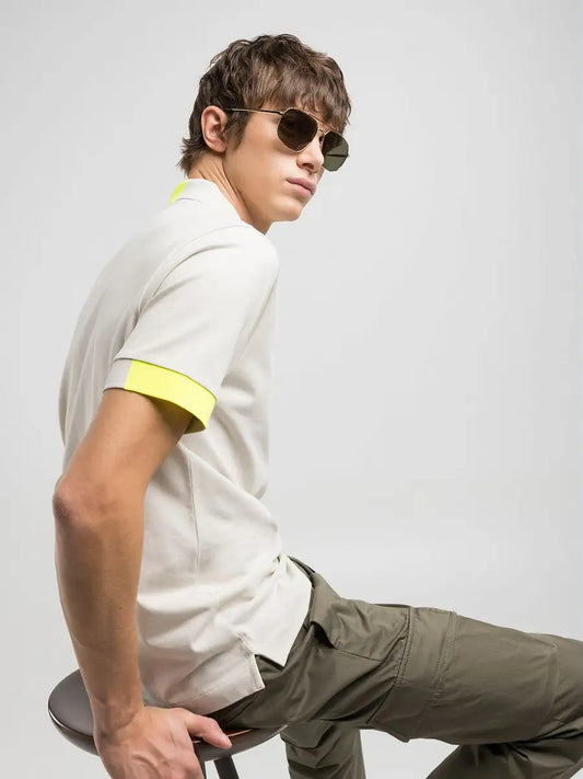 Polo regular fit con inserti REPLAY 20623