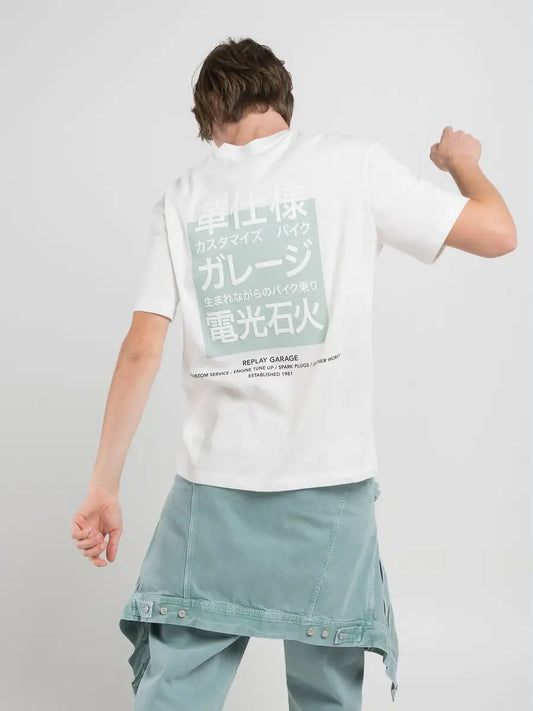 T shirt con stampa REPLAY 22662