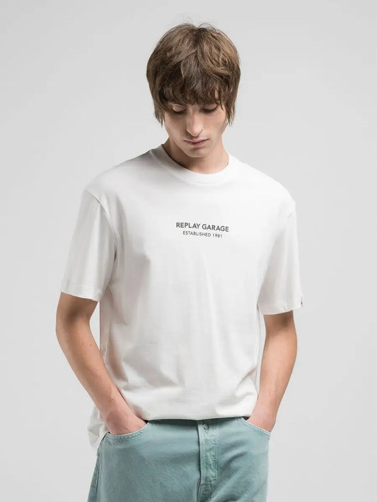 T shirt con stampa REPLAY 22662