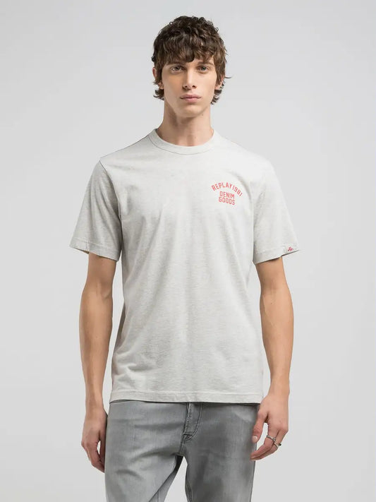 T shirt con lettering REPLAY 23814