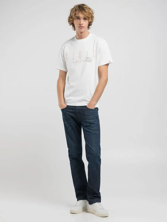 T shirt con aloha state print REPLAY 2660M3067