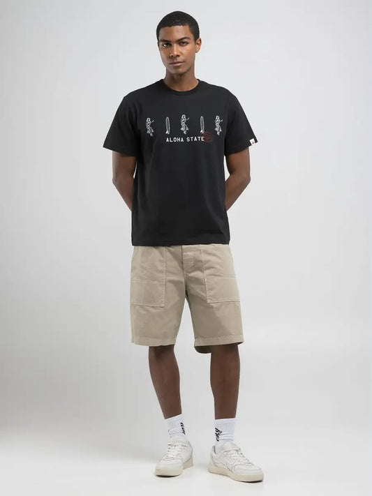 T shirt con stampa aloha state REPLAY 2660M3067