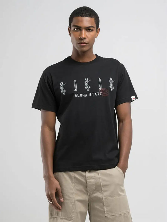 T shirt con stampa aloha state REPLAY 2660M3067