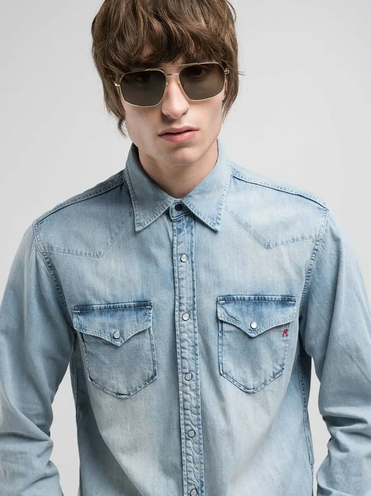 Camicia in denim REPLAY 26C74A