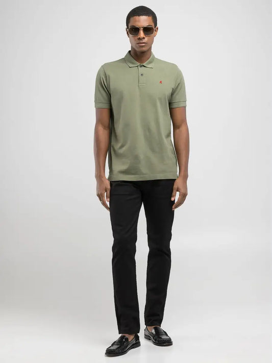 Polo in piquet verde REPLAY 22696