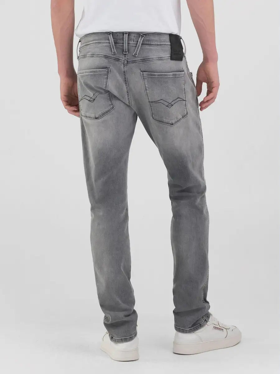 Jeans slim fit grigio REPLAY 66107B