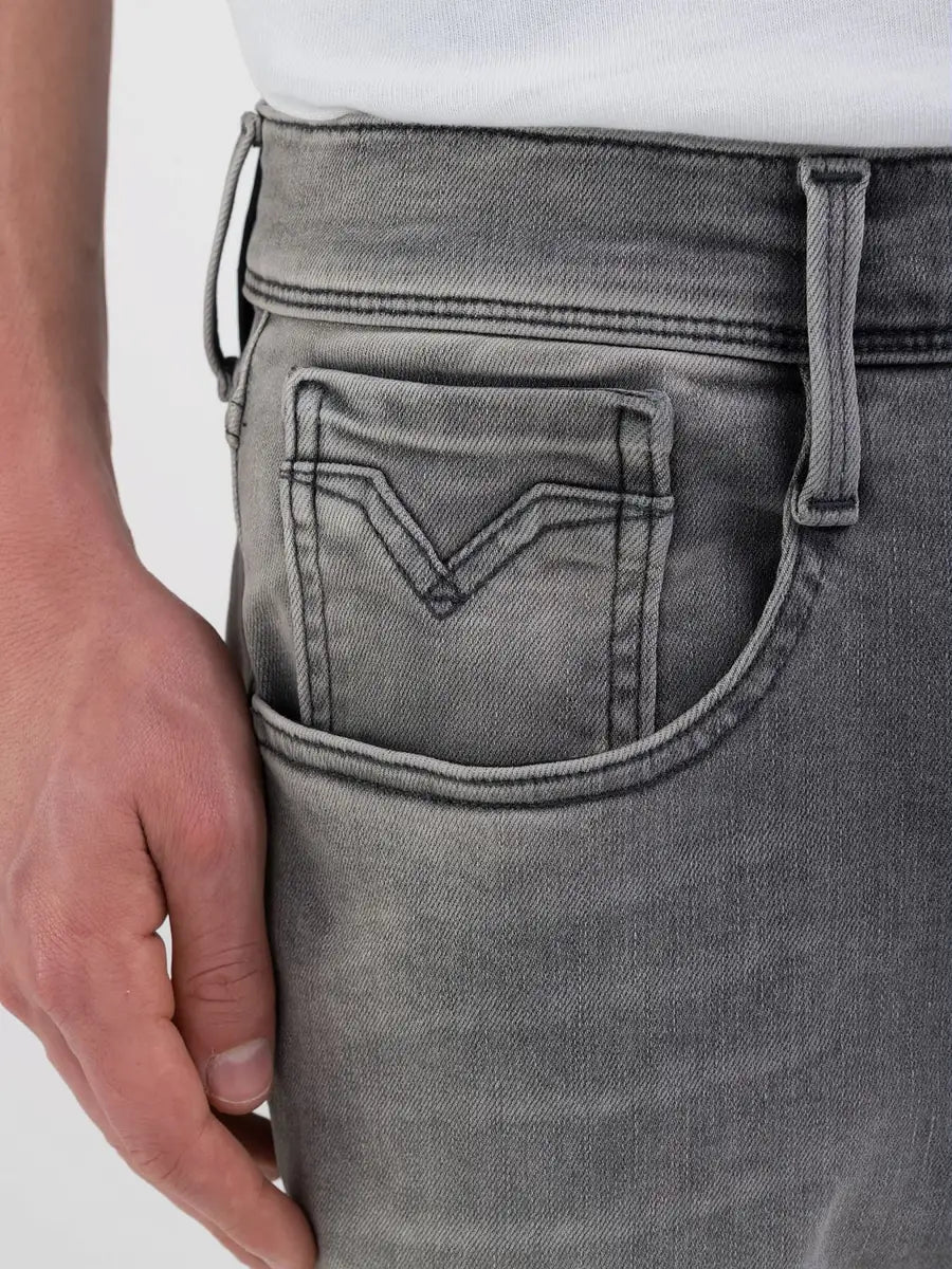 Jeans slim fit grigio REPLAY 66107B
