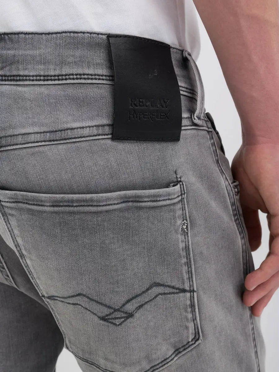 Jeans slim fit grigio REPLAY 66107B