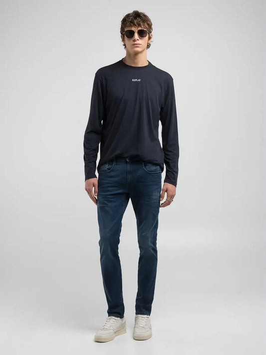Jeans slim fit ambass Dark Blue REPLAY 661E05