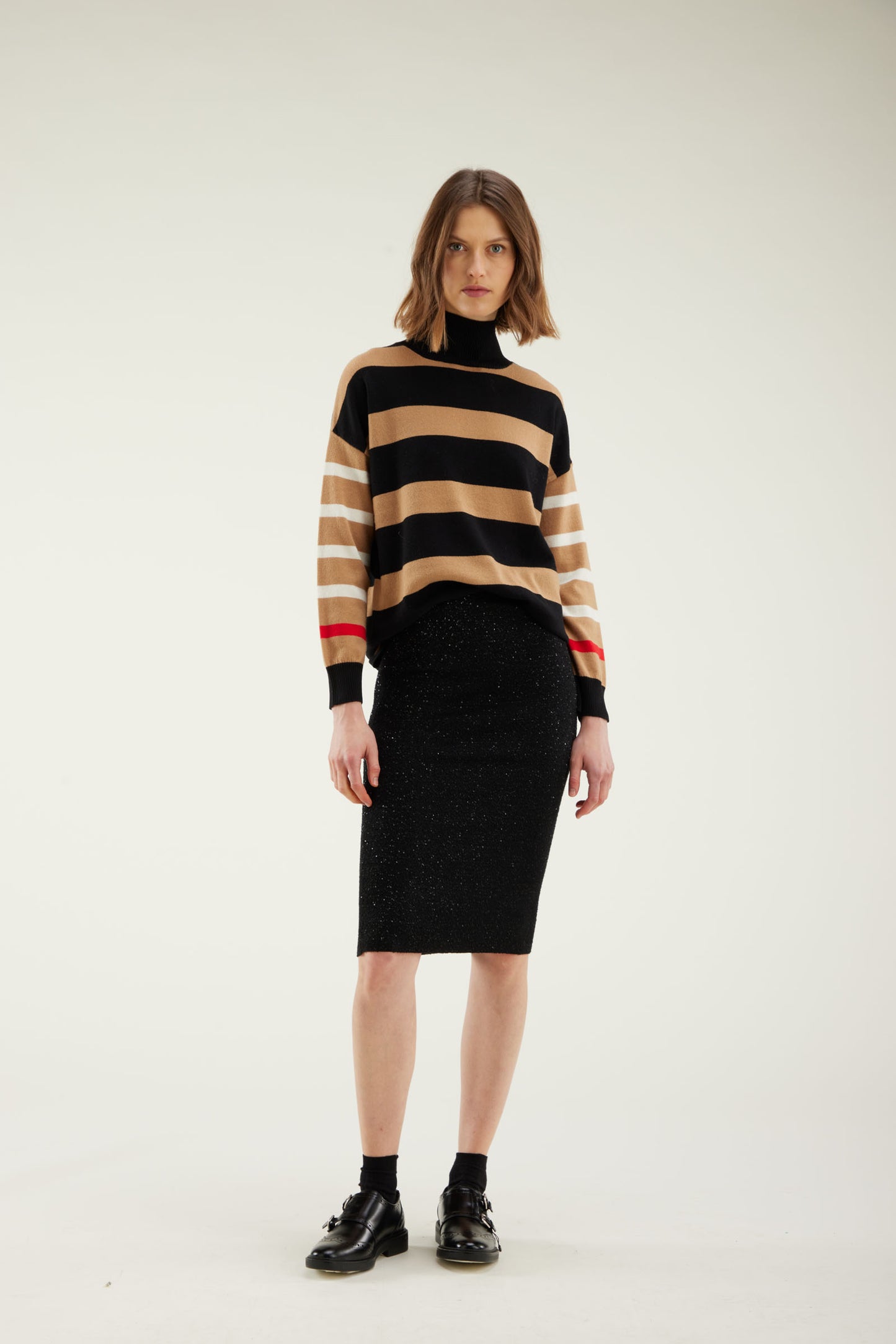 Maglia lupetto a righe KANGRA 951659