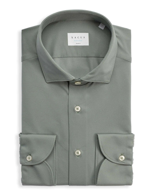 Camicia verde Active XACUS 11460