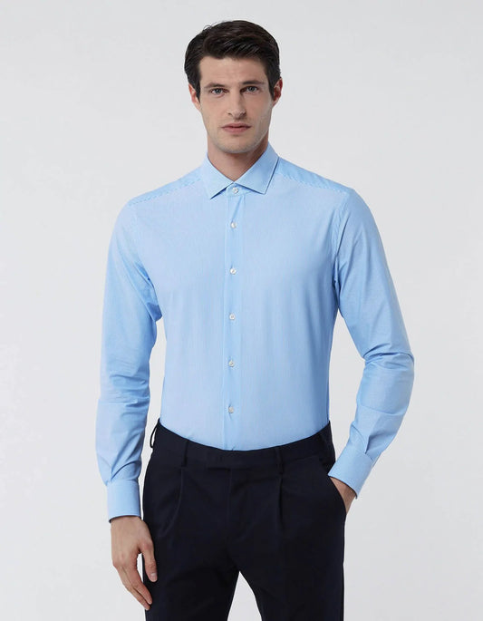 Camicia azzurra Active XACUS 11465