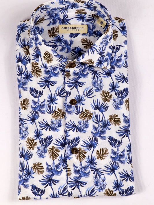 Camicia washed a fantasia GHIRARDELLI T41111
