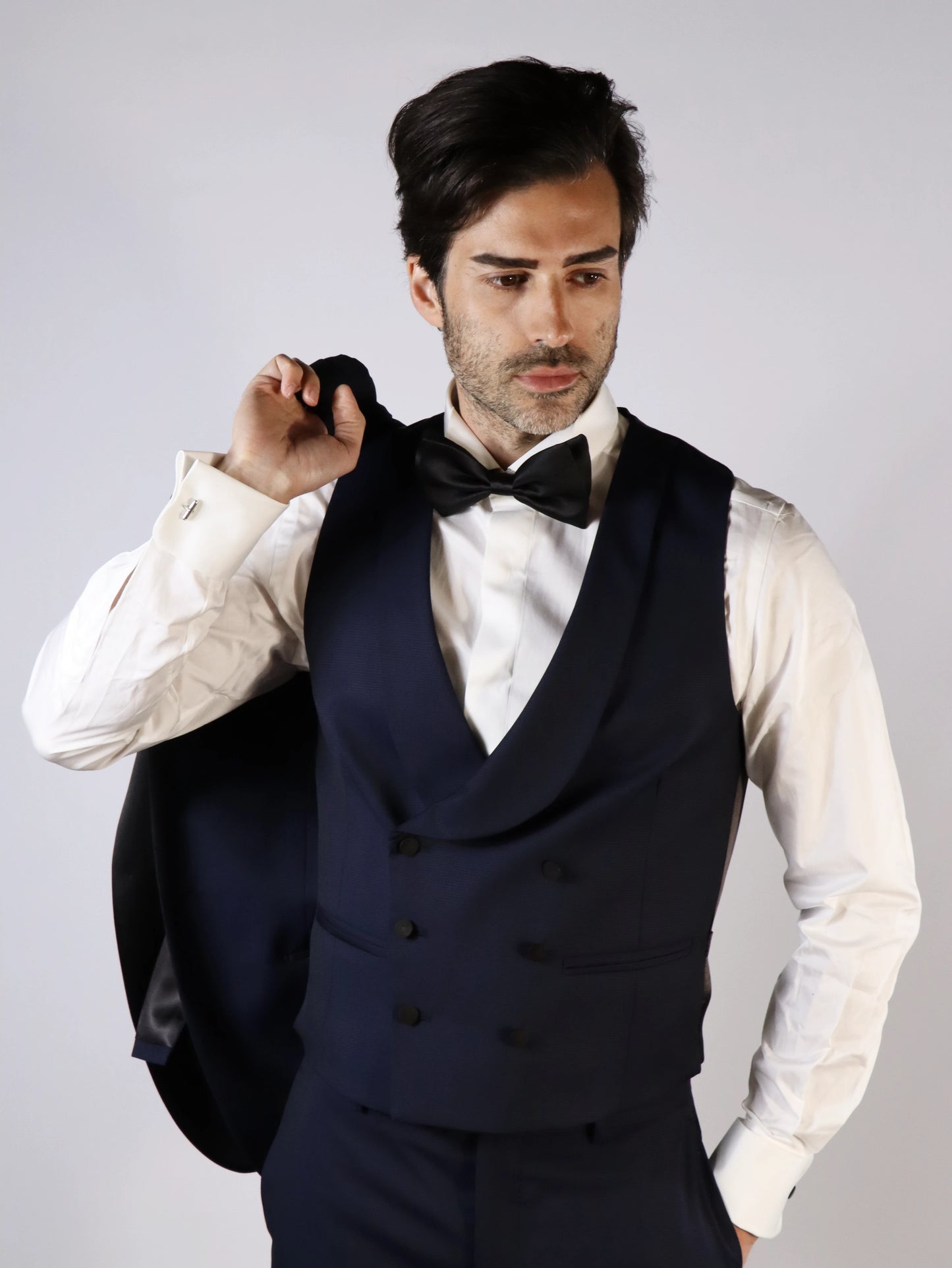 Abito con gilet microtexture PAOLONI 231204
