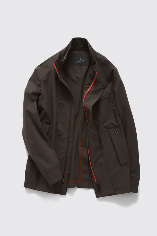 Peacoat in nylon bistretch  MONTECORE 602